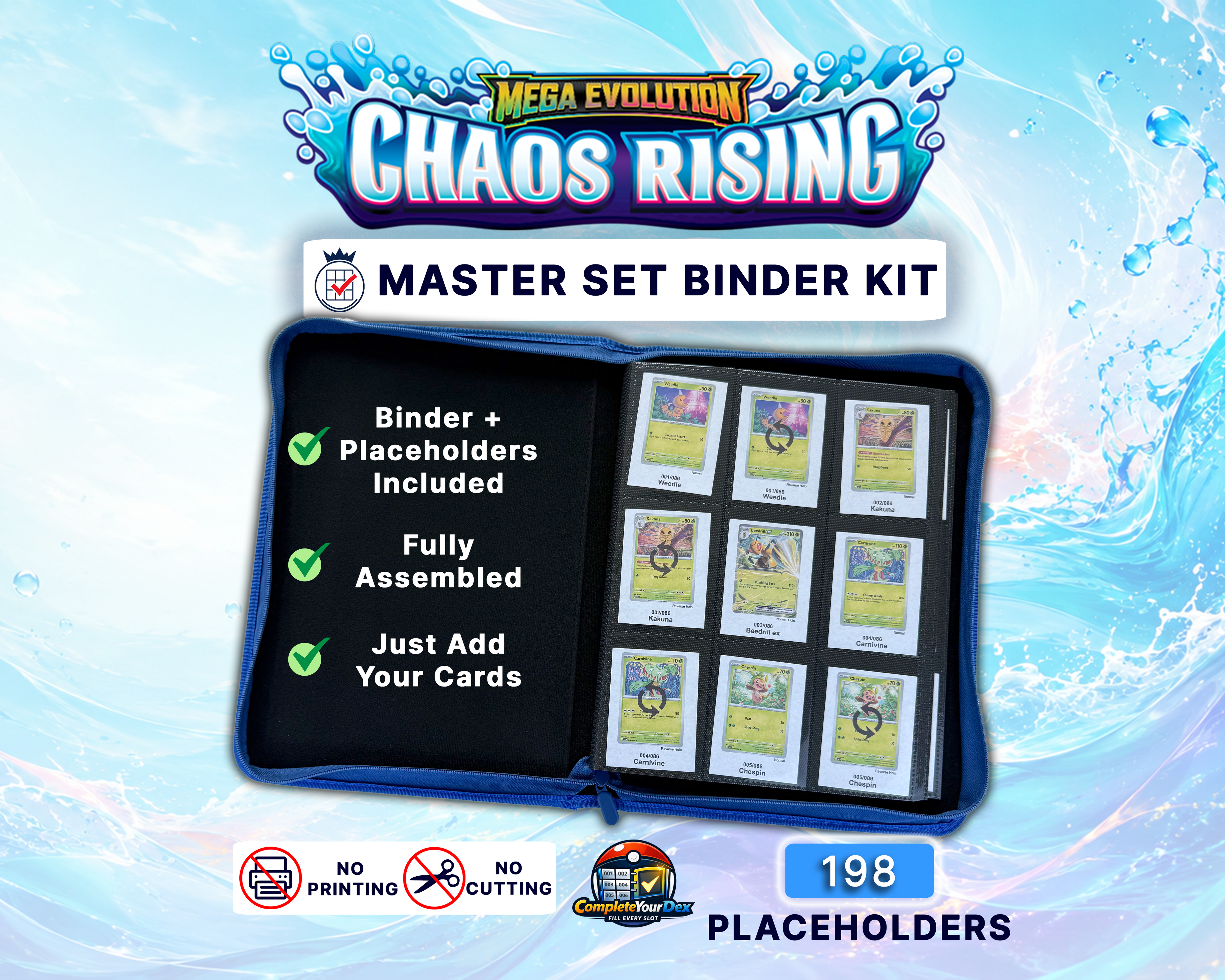 Chaos Rising Master Set | Binder Placeholder Kit