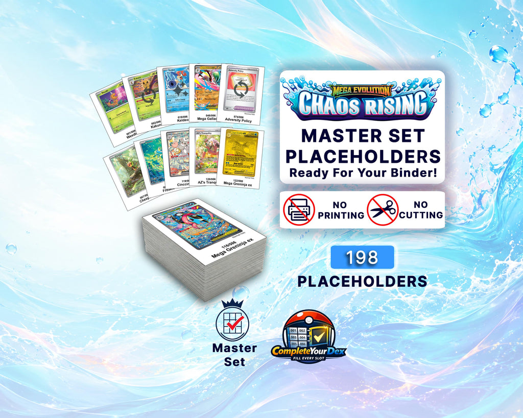 Chaos Rising - Pokémon Master Set - Placeholder Kit
