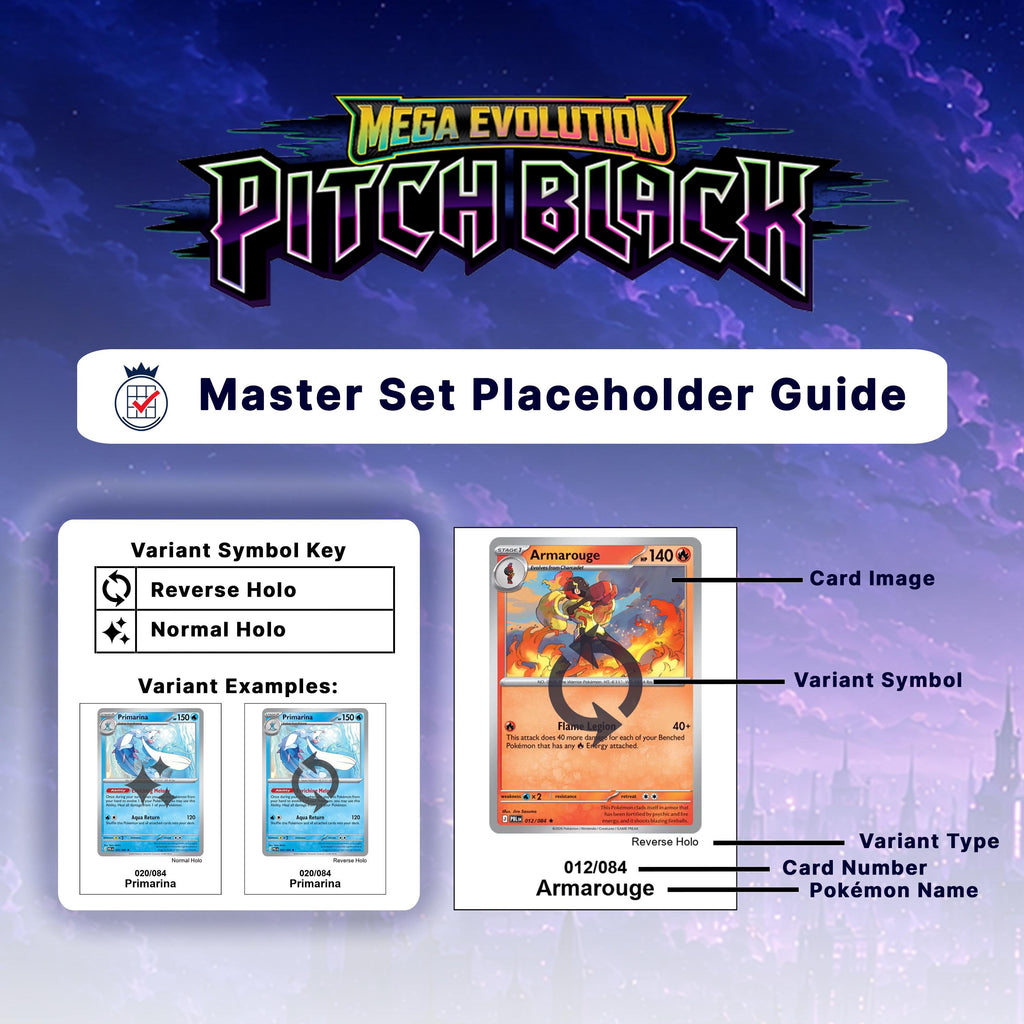 Pitch Black - Pokémon Master Set - Placeholder Kit