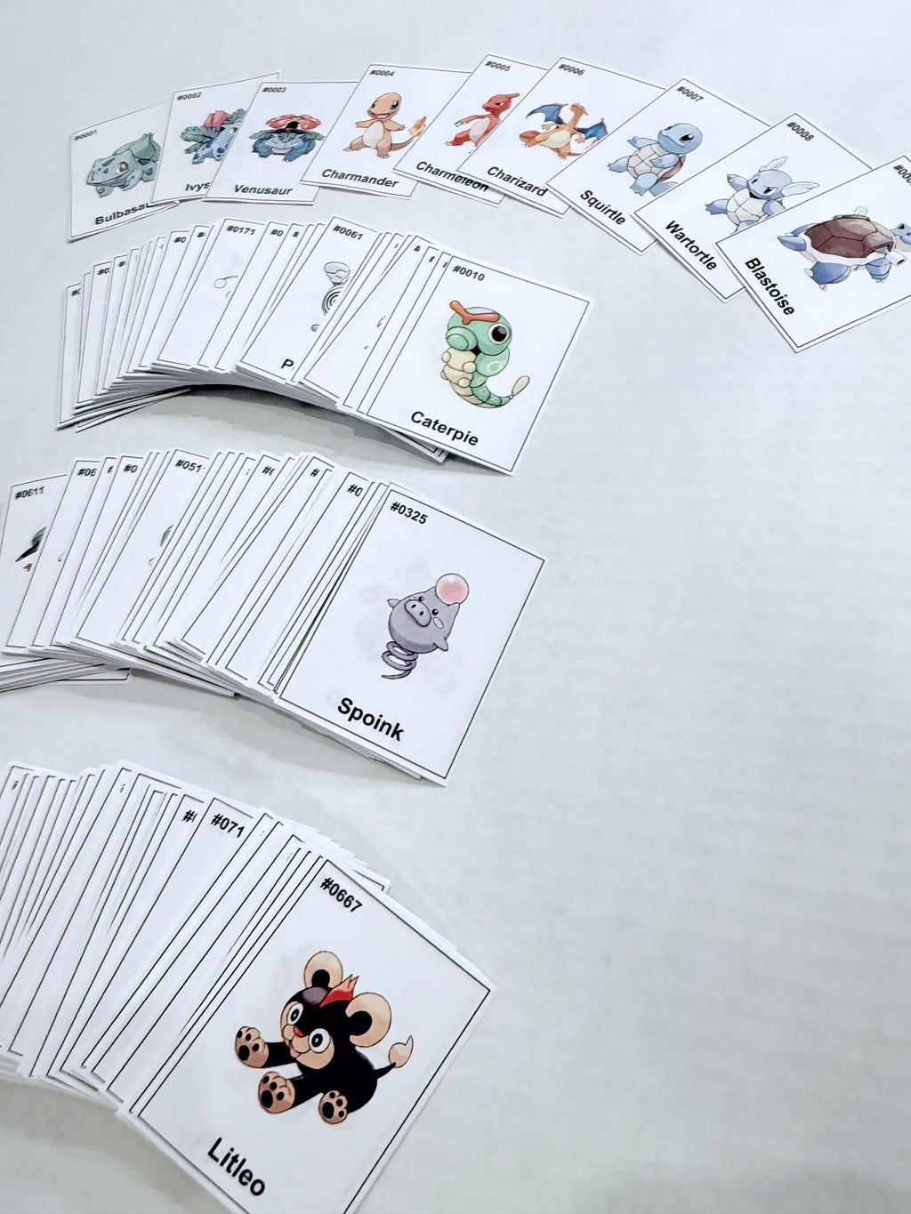 Pokédex Placeholder Kit | Full Dex #0001–#1025 | Pokémon Binder Insert Cards