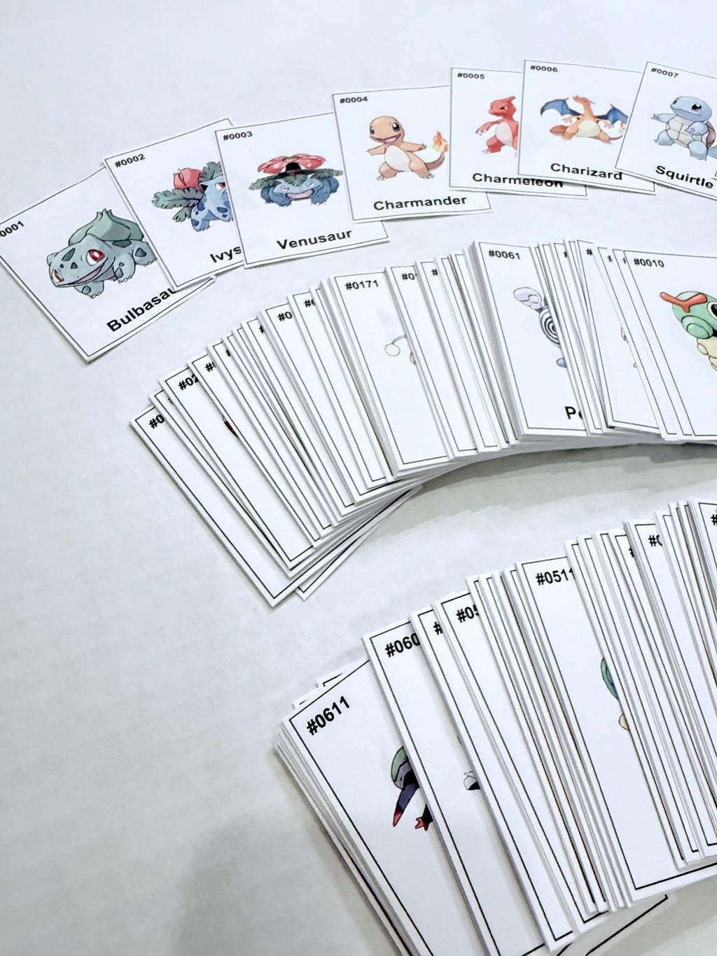 Pokédex Placeholder Kit | Full Dex #0001–#1025 | Pokémon Binder Insert Cards