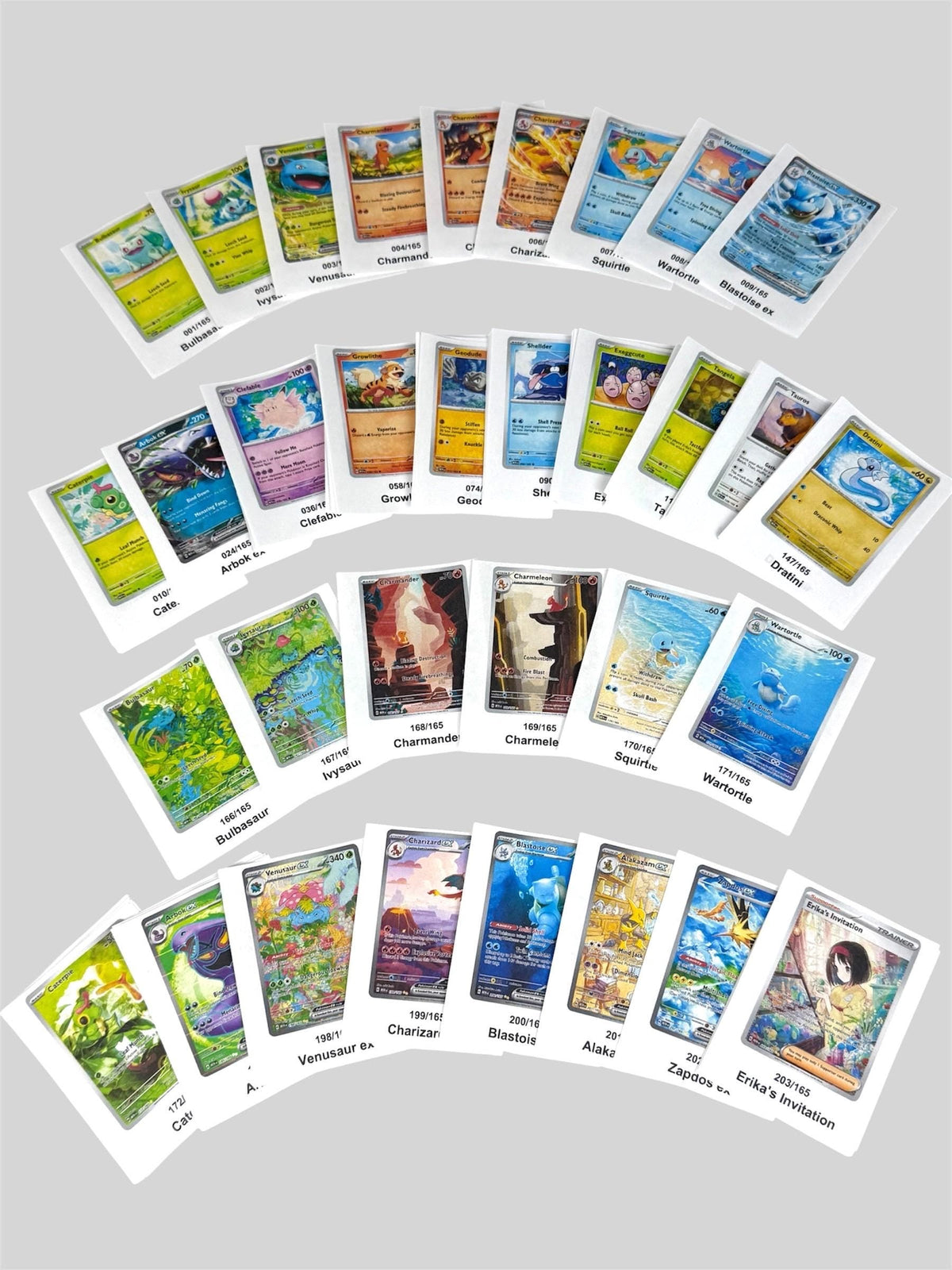 Scarlet & Violet 151 Complete Set Placeholder Kit