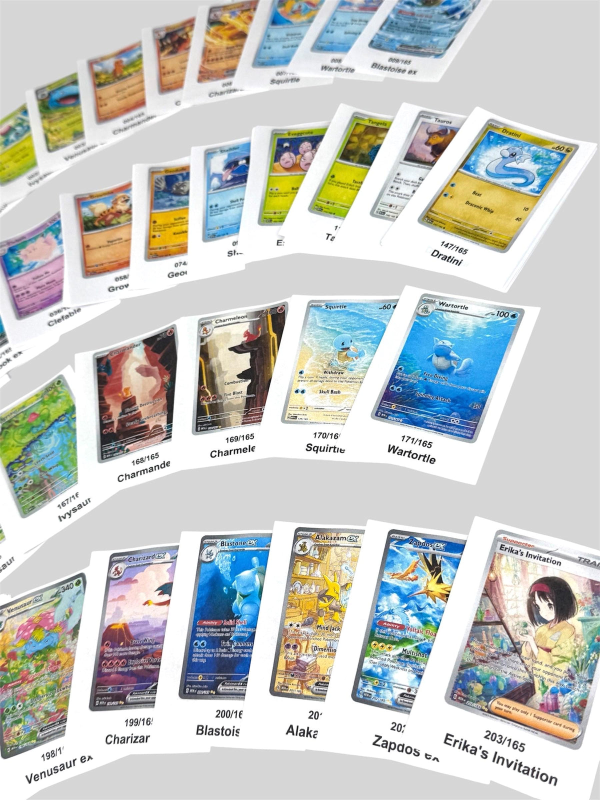 Scarlet & Violet 151 Complete Set Placeholder Kit